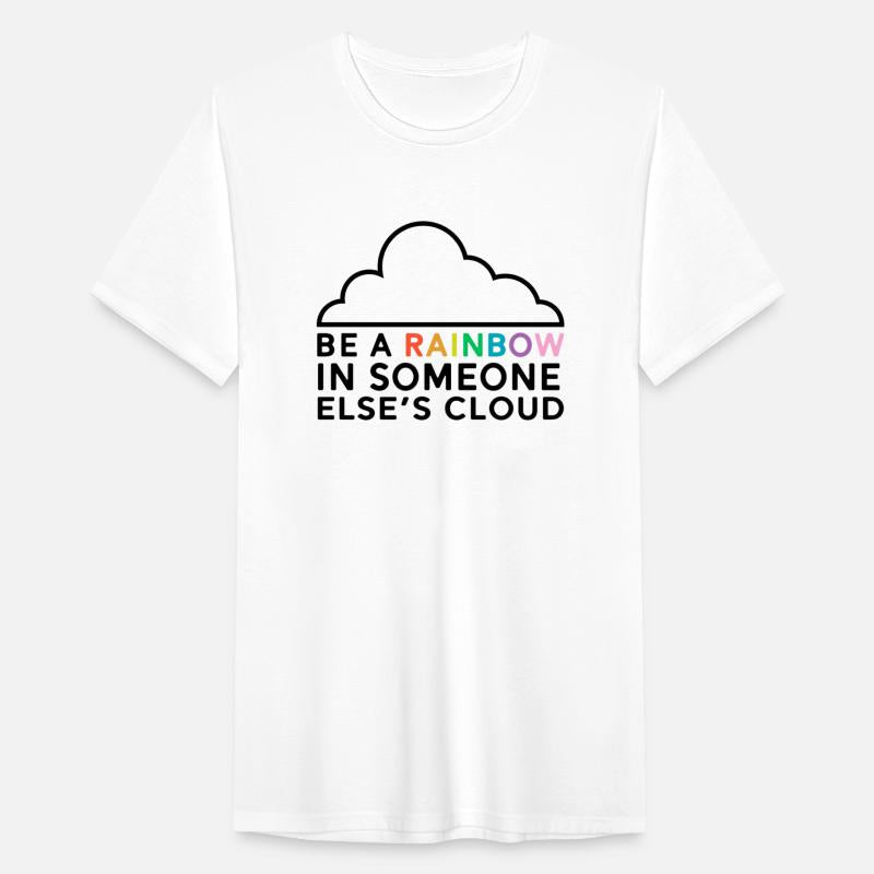 Be a Rainbow In Someones Cloud red