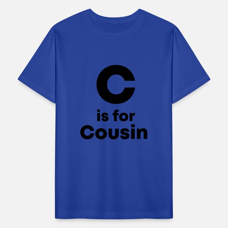 C is for Cousin Cousin baby gift, Big Text Baby