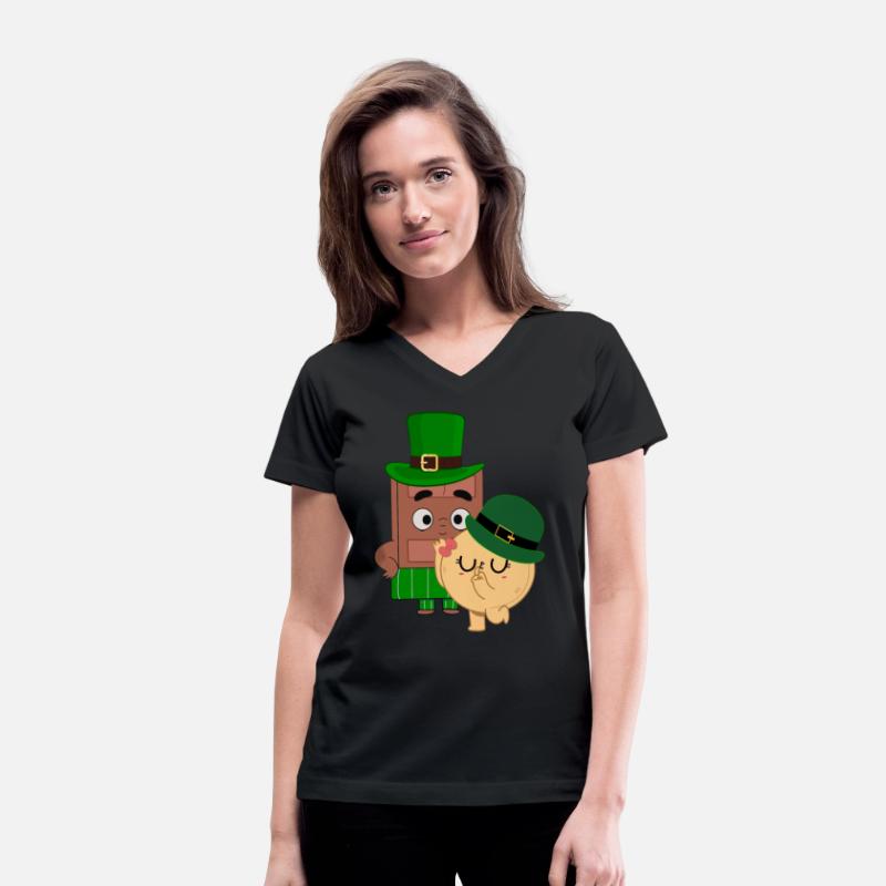 Choco And Pancake in Irish Hats Cute St Patrick's