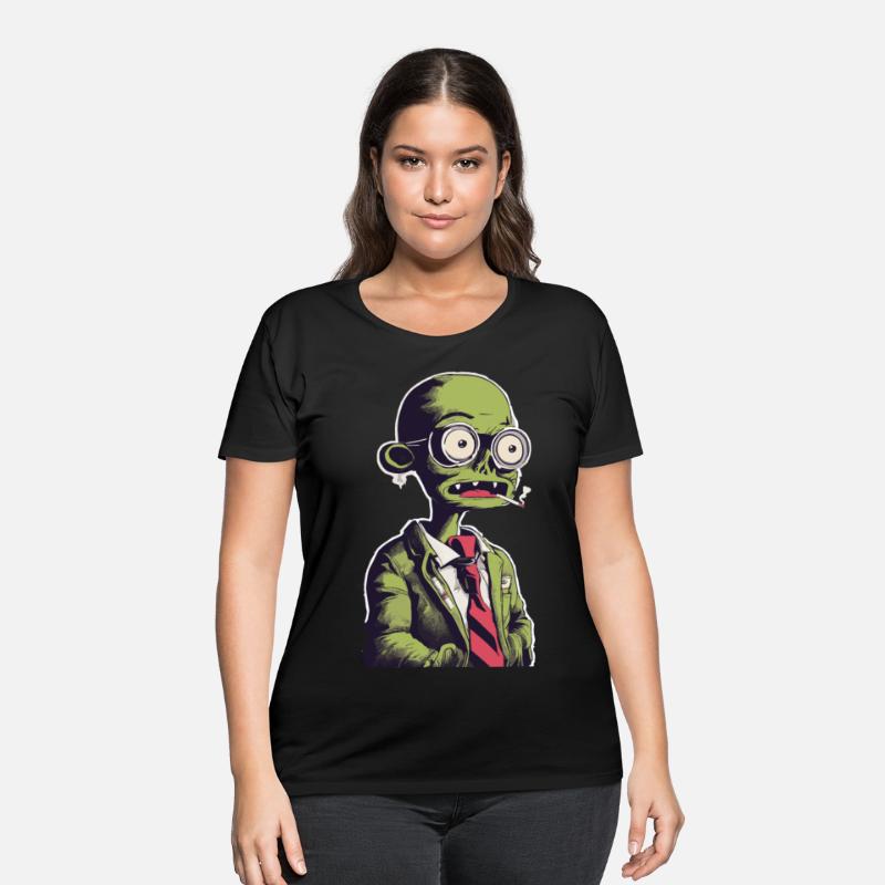 confused smoking alien