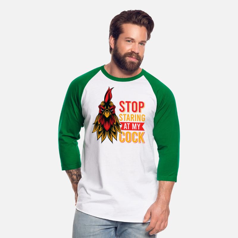 Funny Rooster Stop Staring at My Cock - Nerd Humor