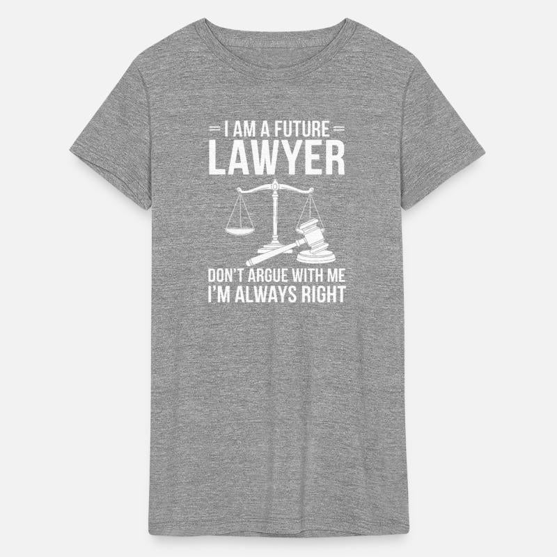 Future Lawyer Justice Quote Tee