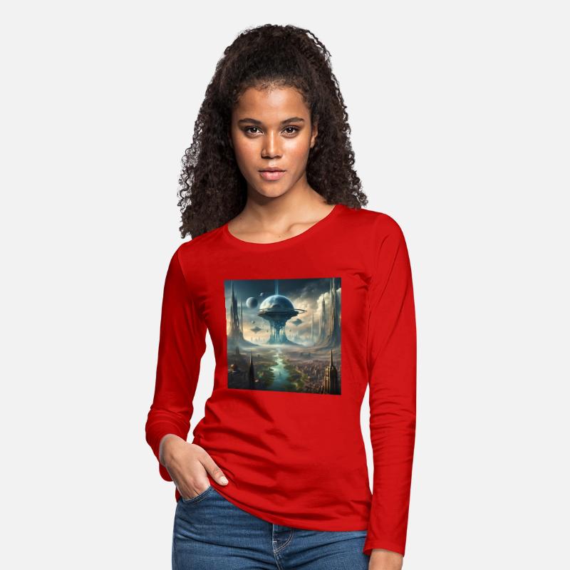 Futuristic Sci-Fi City Tower Design Alien Planet