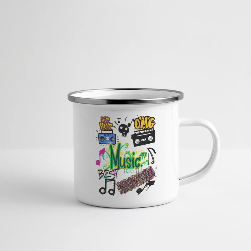 Graffiti Music Vibes – Urban Street Art Tee