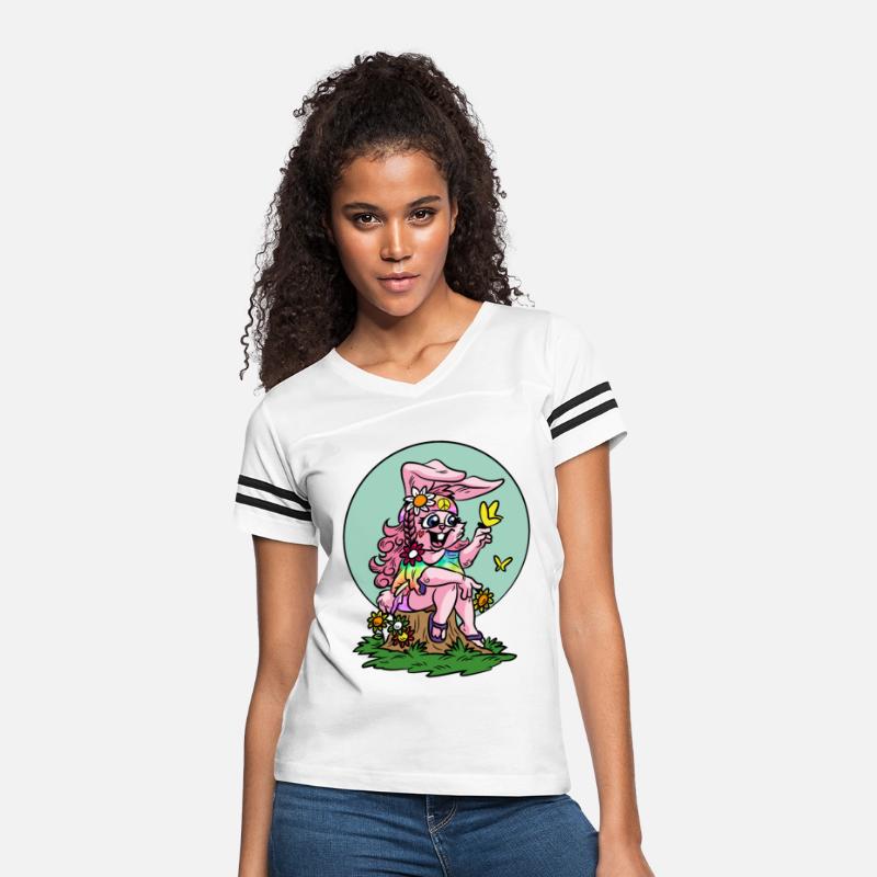 Groovy Hippie Bunny Girl