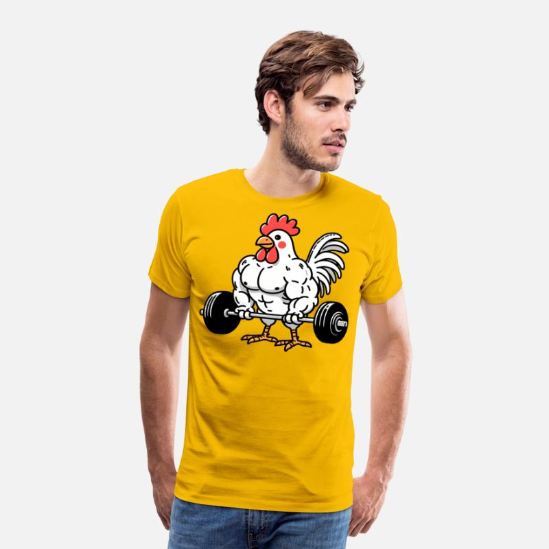 Gym Cartoon Rooster