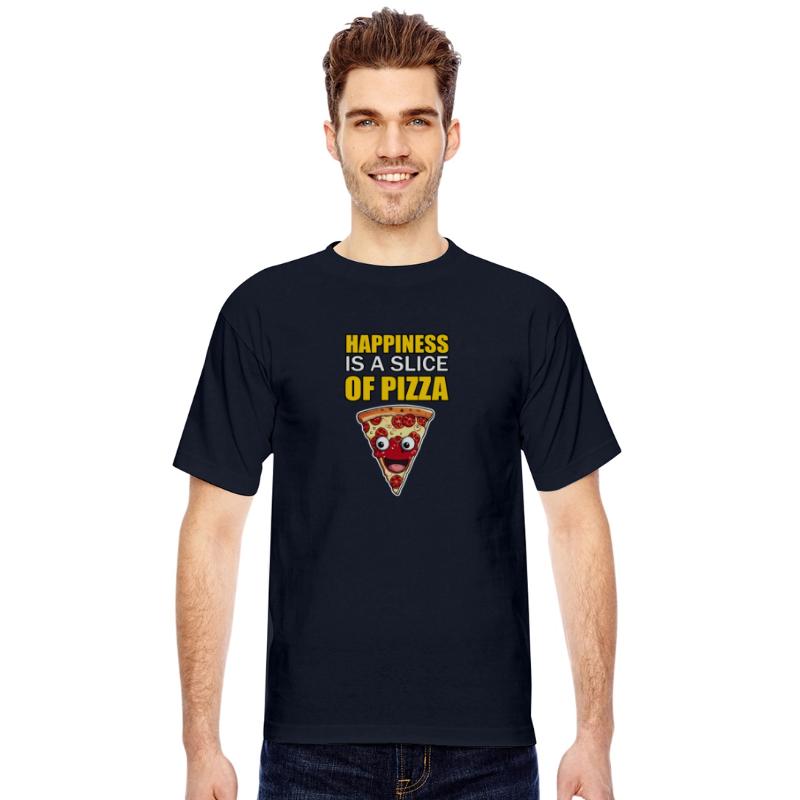 HAPPINESS IS A SLICE OF PIZZA TSHIRT SHIRT