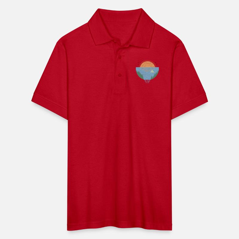 Hiker hiking landscape nature mountains gift