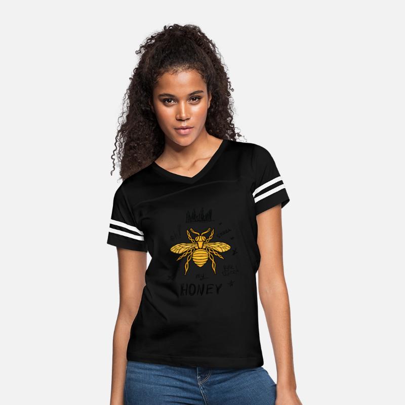 honey bee golden embroidery queen crown