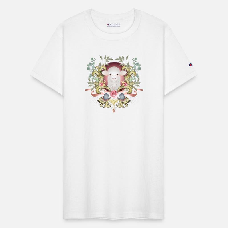 magical Easter lamb in a lavishly decorated frame