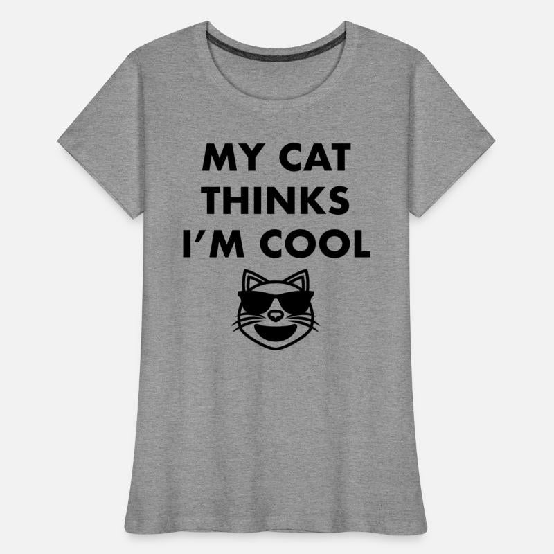 My cat thinks i'm cool