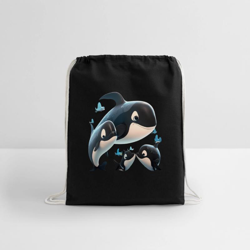 Orcas Whale Sea Under Water Orcas Fish