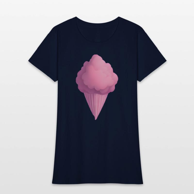 Pink Cotton Candy Treat Watercolor