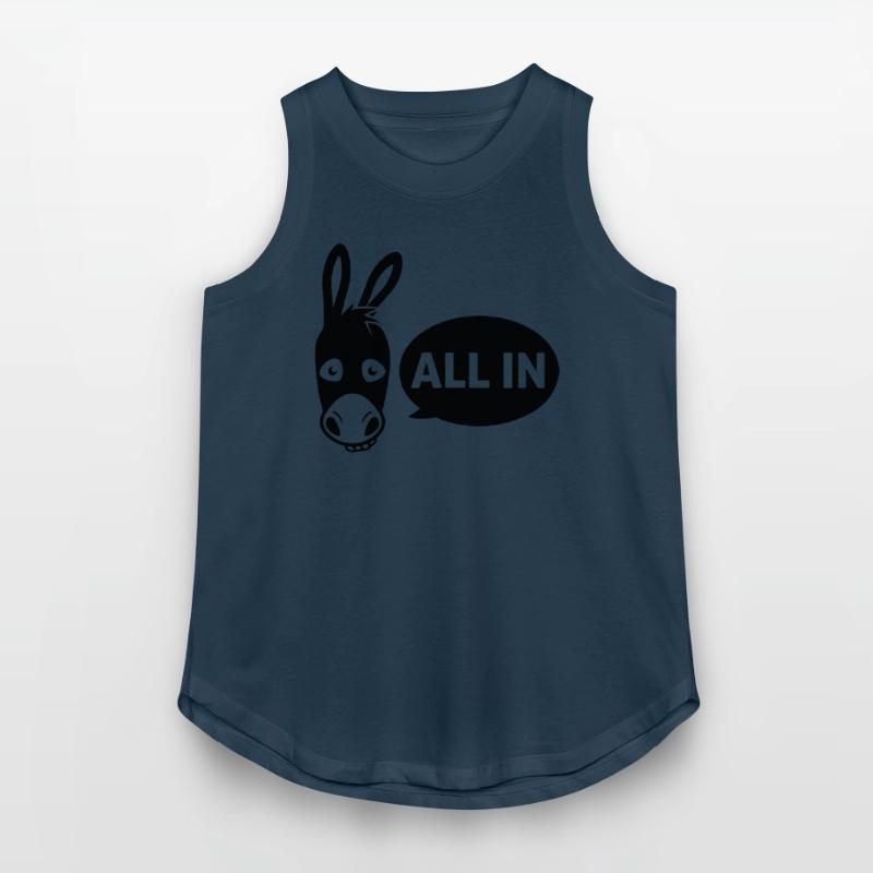 Poker donkey - all in