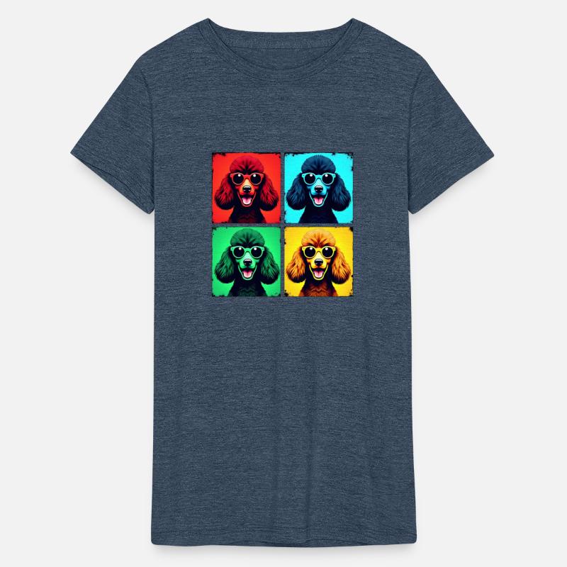 Poodle Pop Art, Luna, Charlie, Max, Lola, Mia