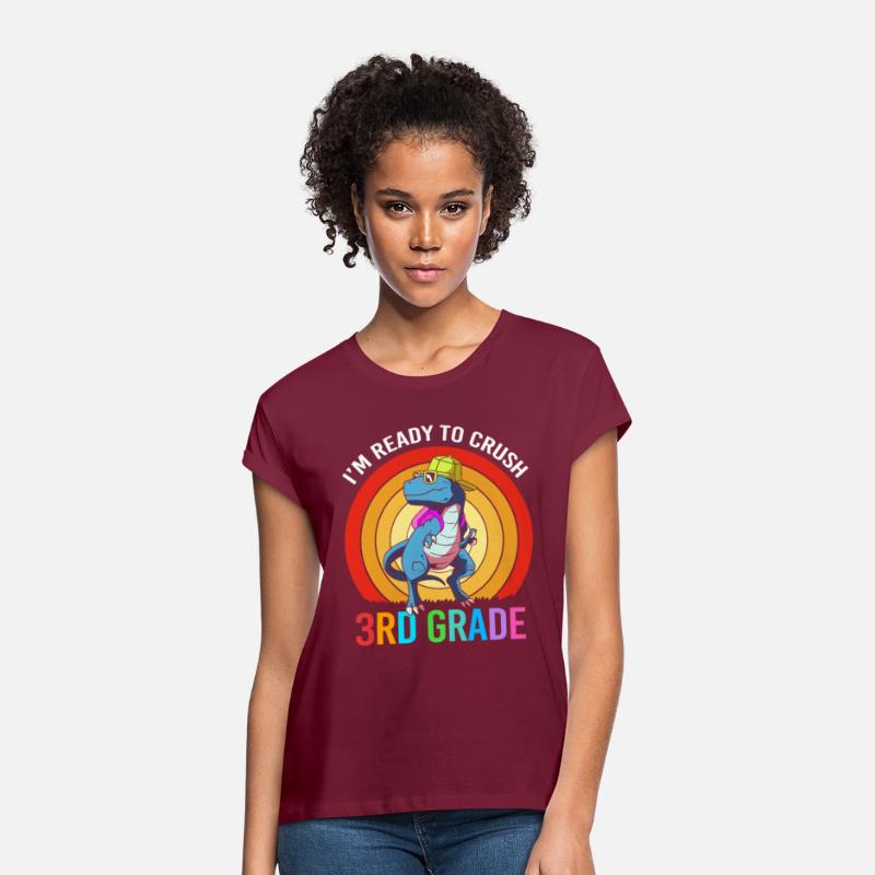 Retro Dinosaur Ready For 3rd Grade