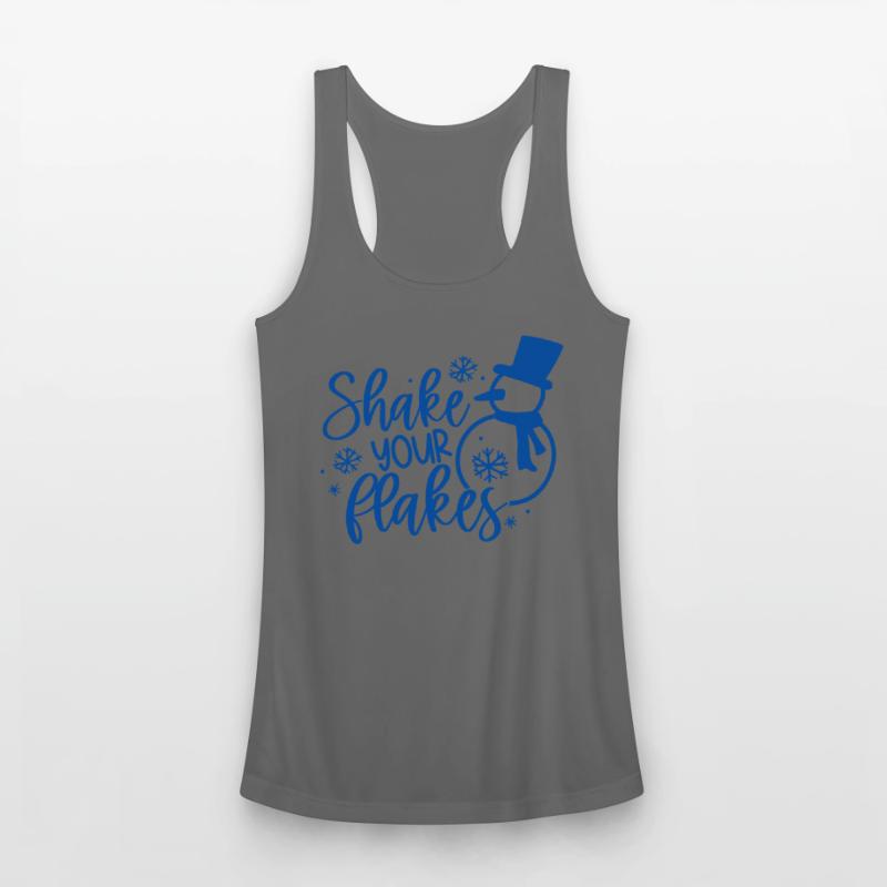 Shake Your Flakes Apparel Merry Christmas Snowman