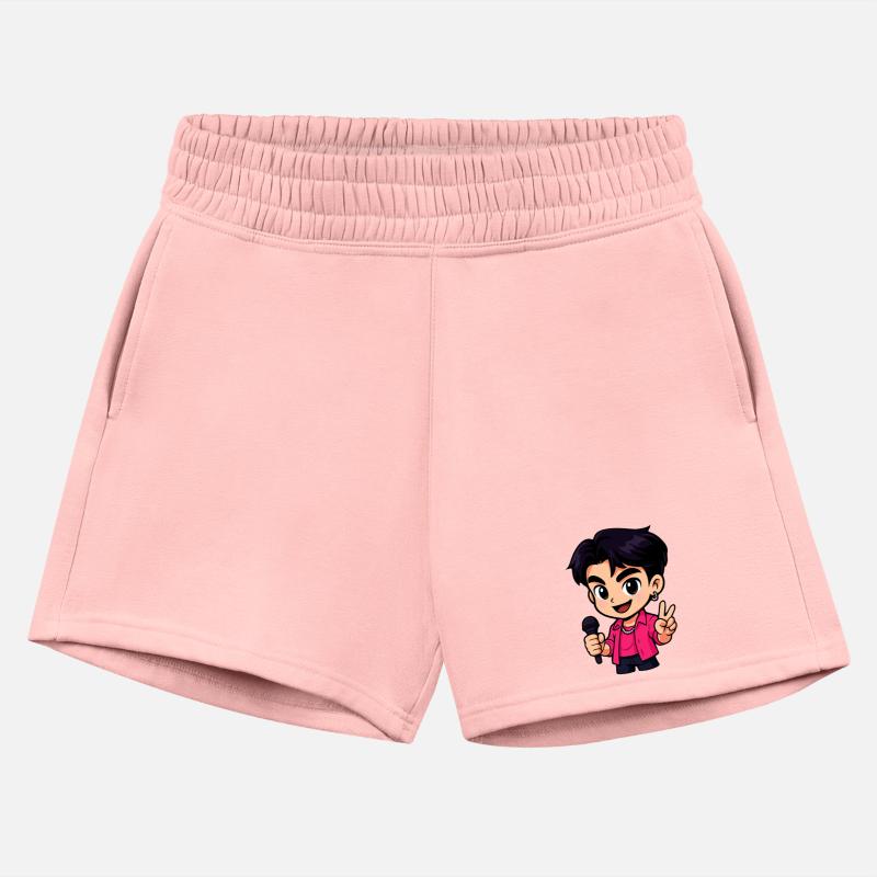 Vibrant Karaoke Performer Cartoon