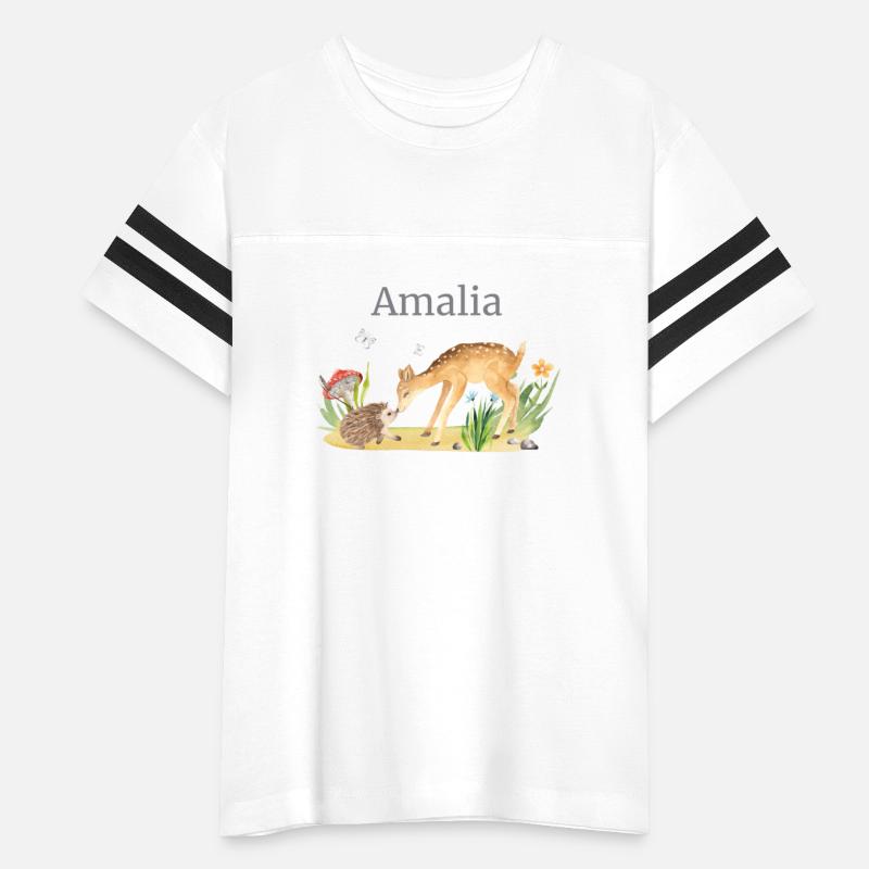 Waldtier Reh Hedgehog Flowers Name Amalia