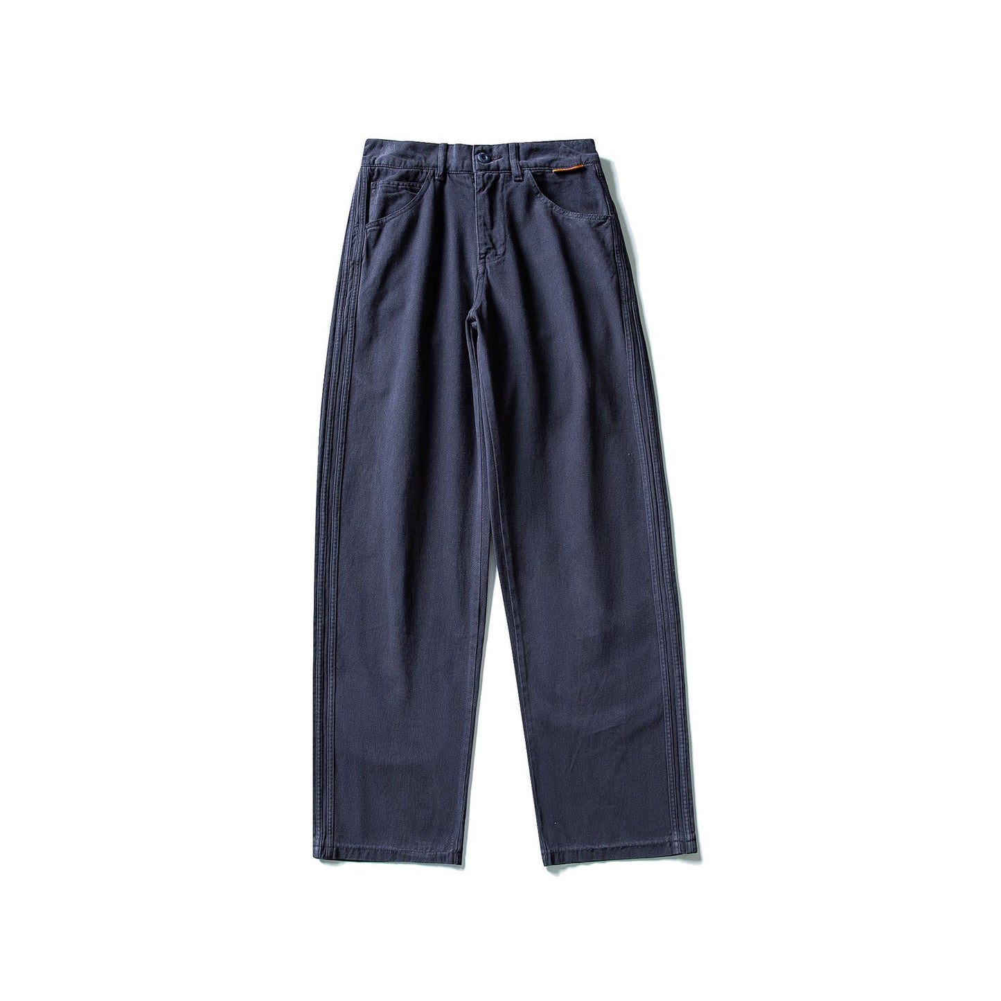 Washed Distressed Stitching Loose Drape Casual Pants for Men