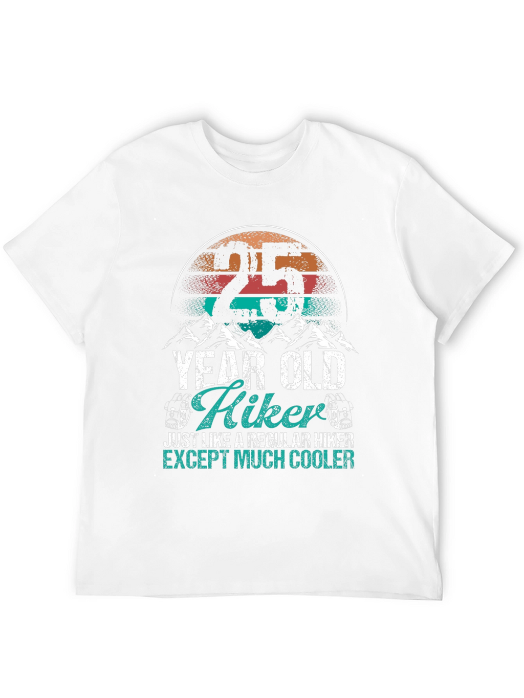 25 Year Old Hiker Graphic Tee