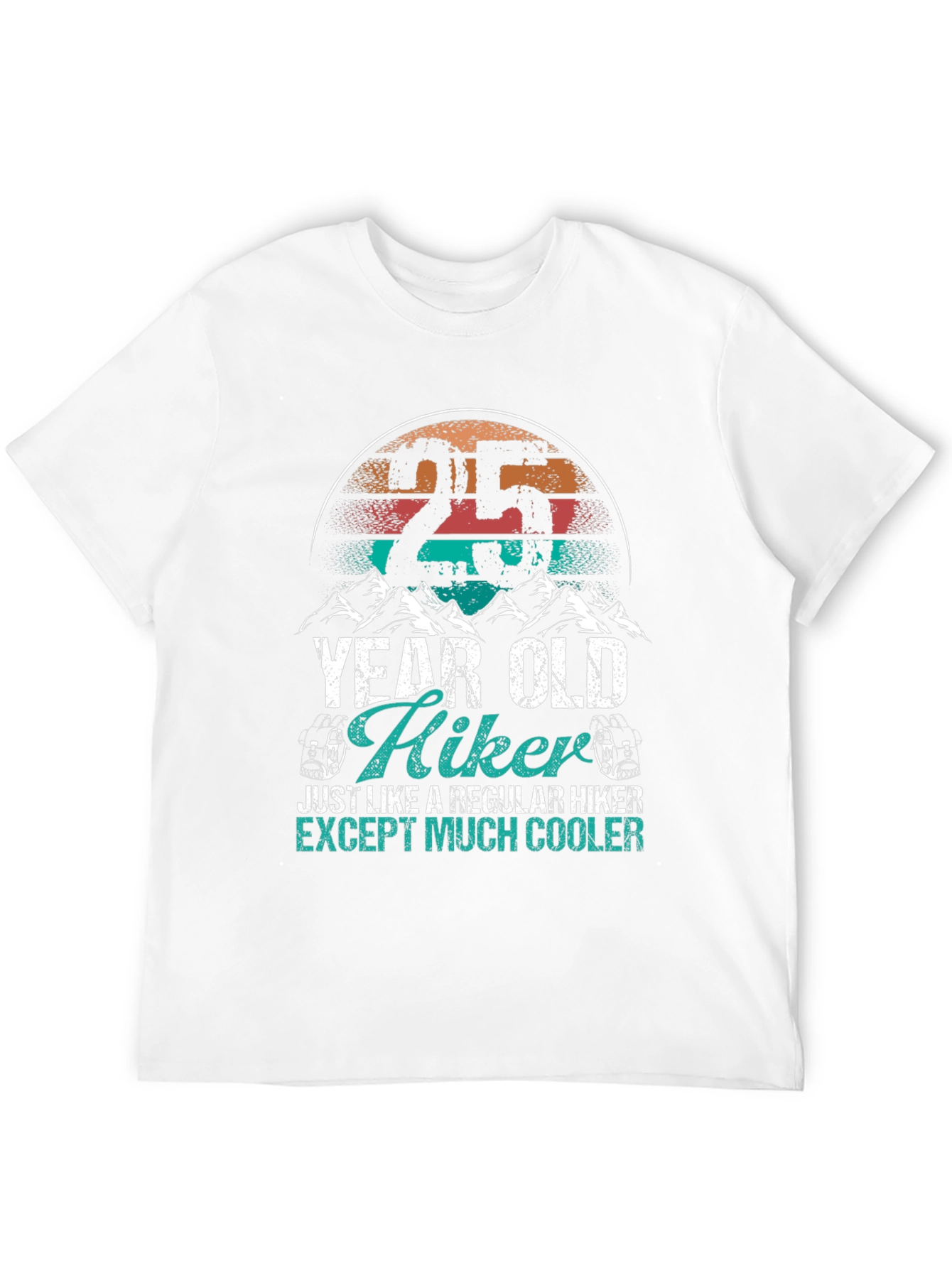 25 Year Old Hiker Graphic Tee