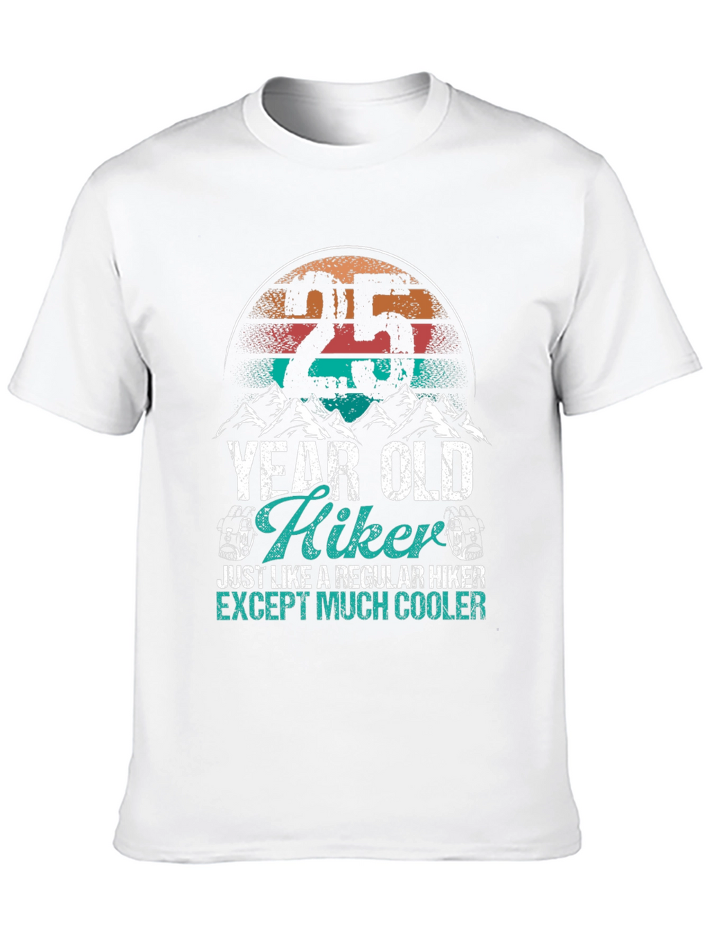 25 Year Old Hiker Graphic Tee