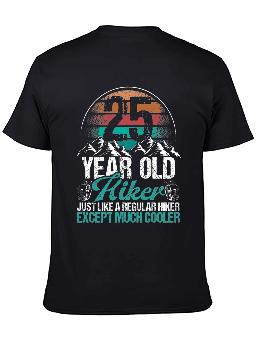 25 Year Old Hiker Graphic Tee