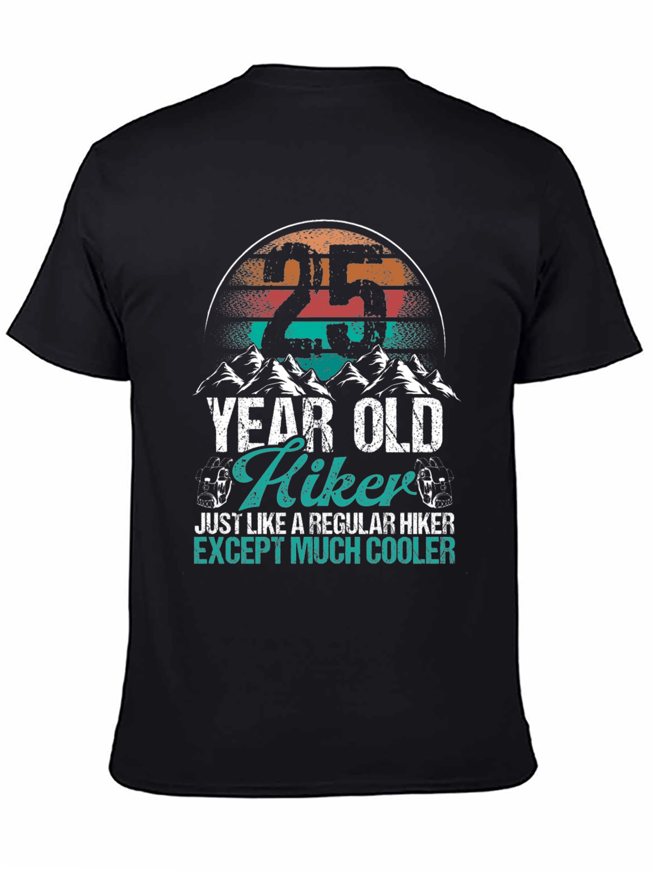 25 Year Old Hiker Graphic Tee
