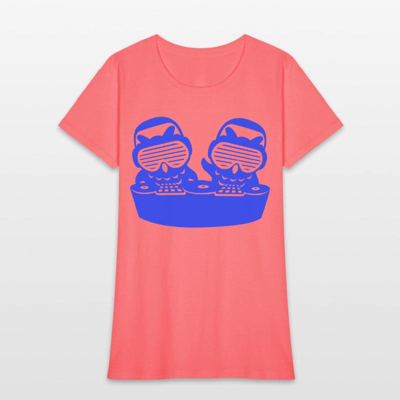 2 DJ Owls Mixer vinyl music Club Two Party Duo Fun