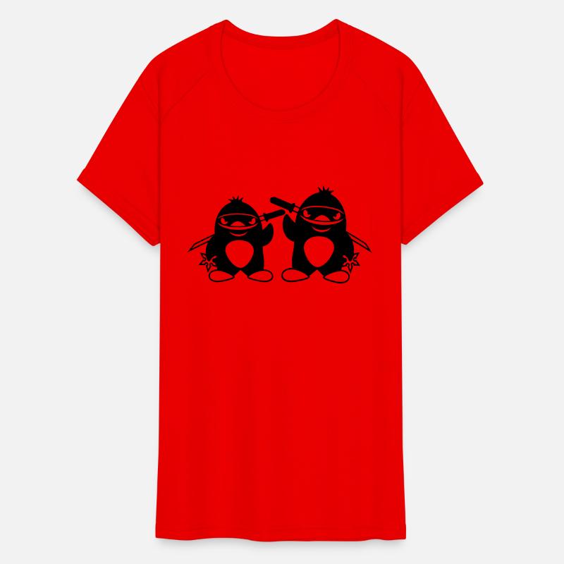 2 Penguins Ninja Samurai Japanese Katana Team Duo