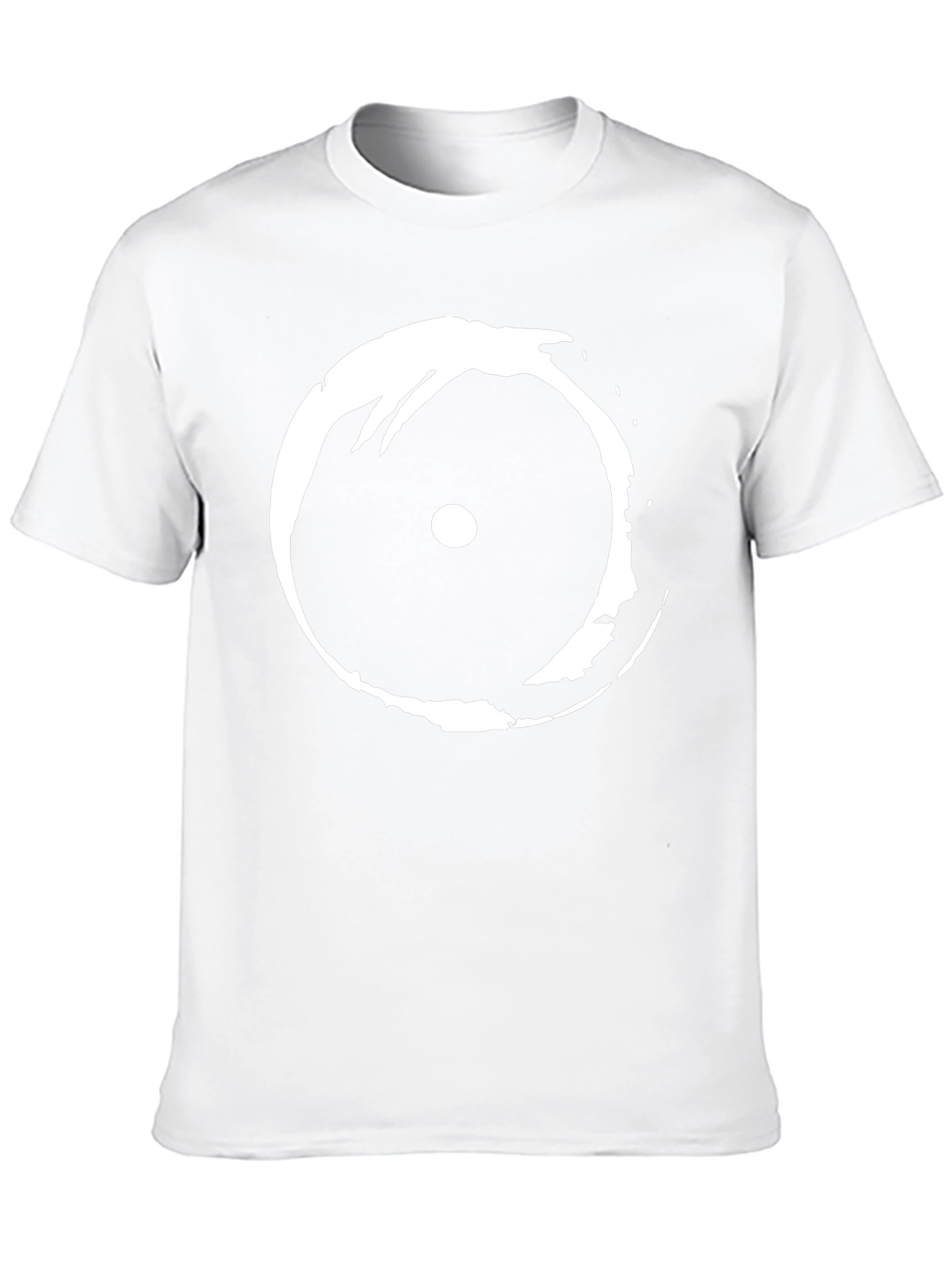 Abstract Eye Graphic Black T-Shirt