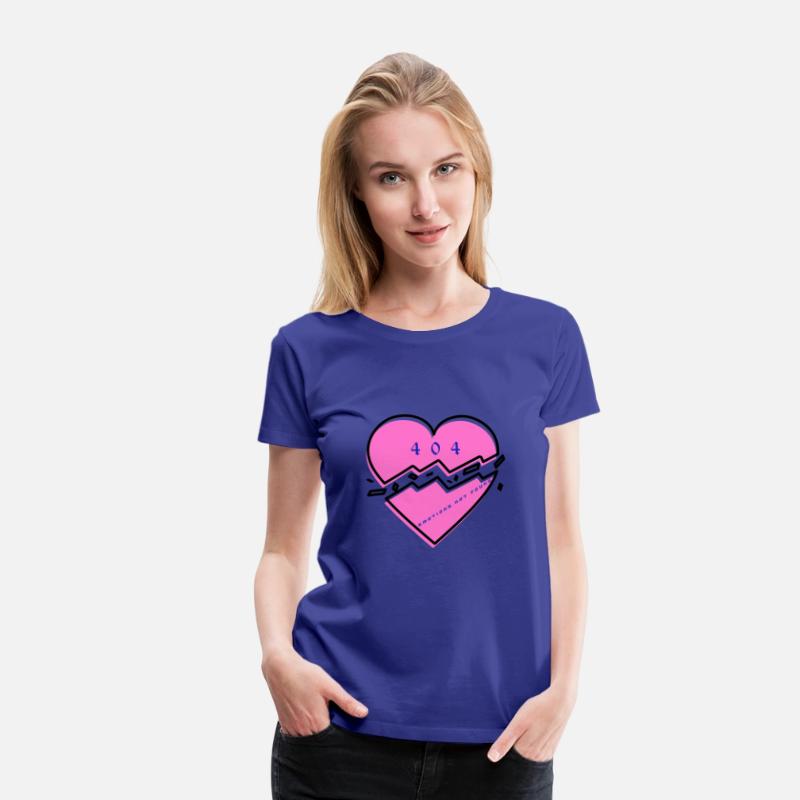404 Broken Heart Unisex Cotton Tee, Trendy Graphic