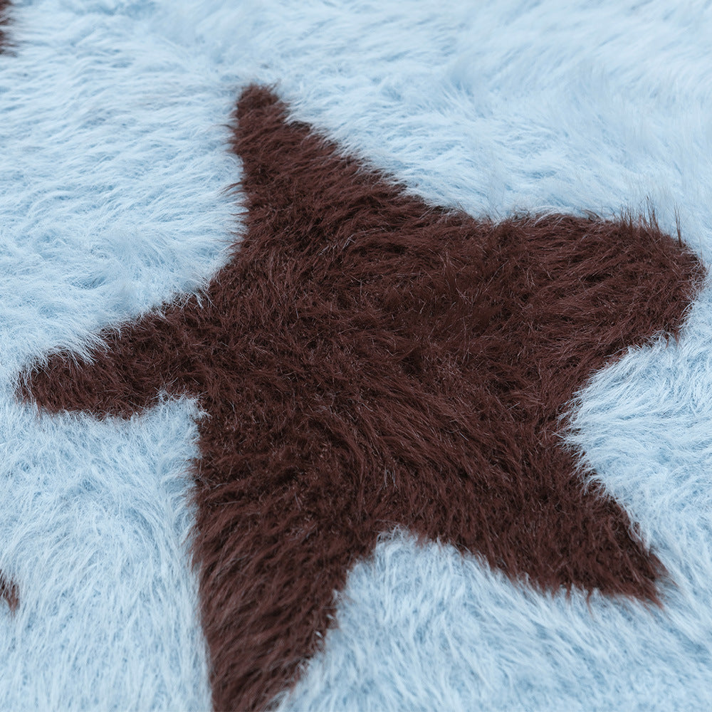 Star Jacquard Knitted Shirt