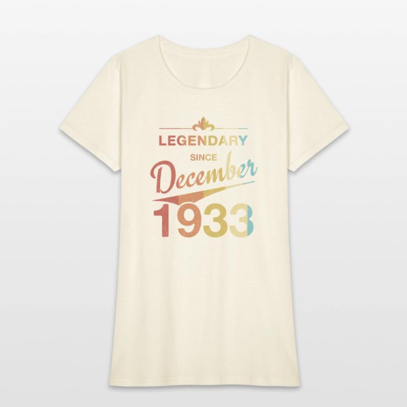 90th Birthday 90 Year Old Born December 1933 Gift