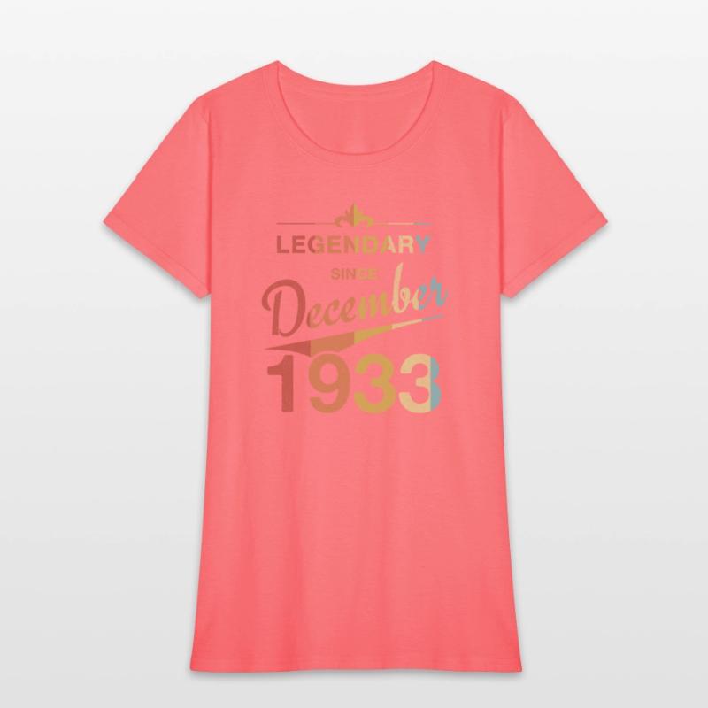 90th Birthday 90 Year Old Born December 1933 Gift