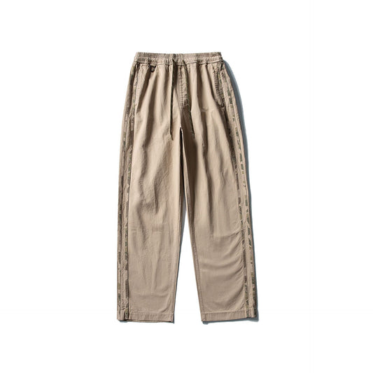 Washed Loose Straight Leg Long Pants Men Classic Versatile Cargo Pants