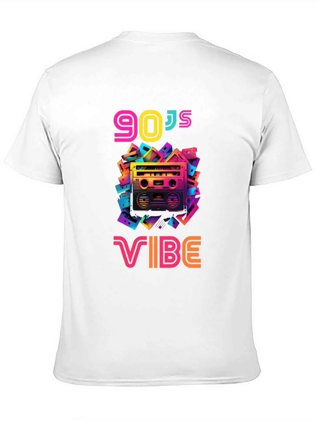 90s Vibe Black Graphic Tee