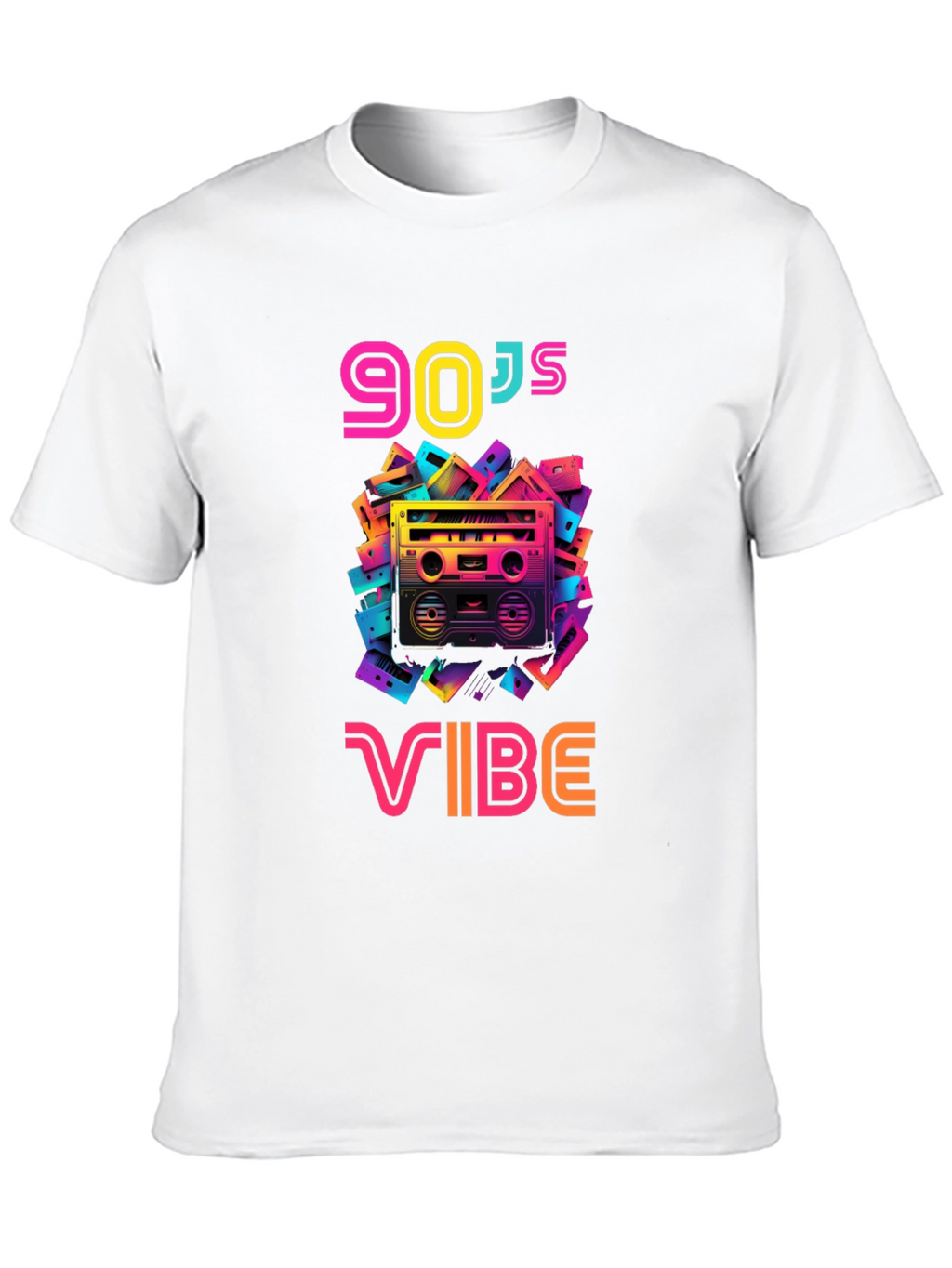 90s Vibe Black Graphic Tee