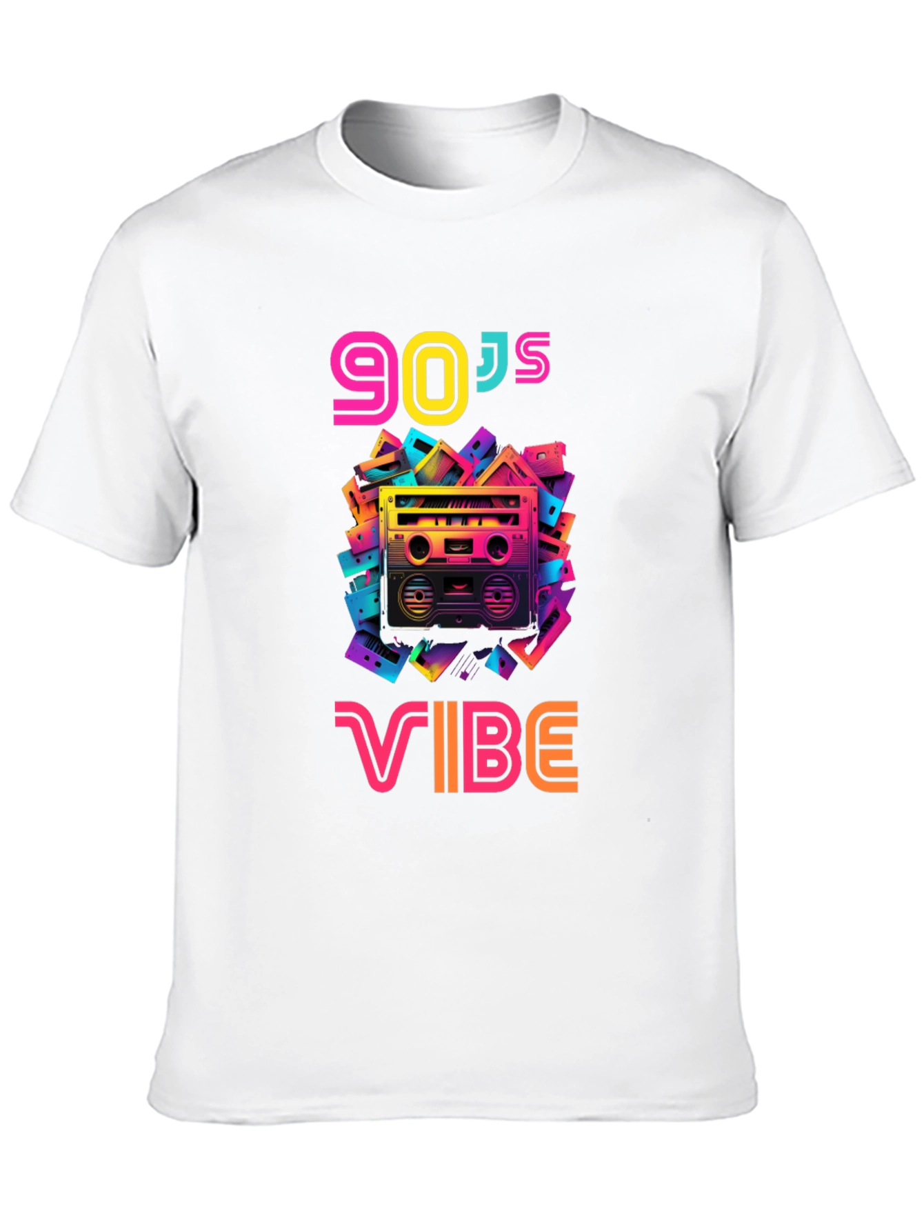 90s Vibe Black Graphic Tee