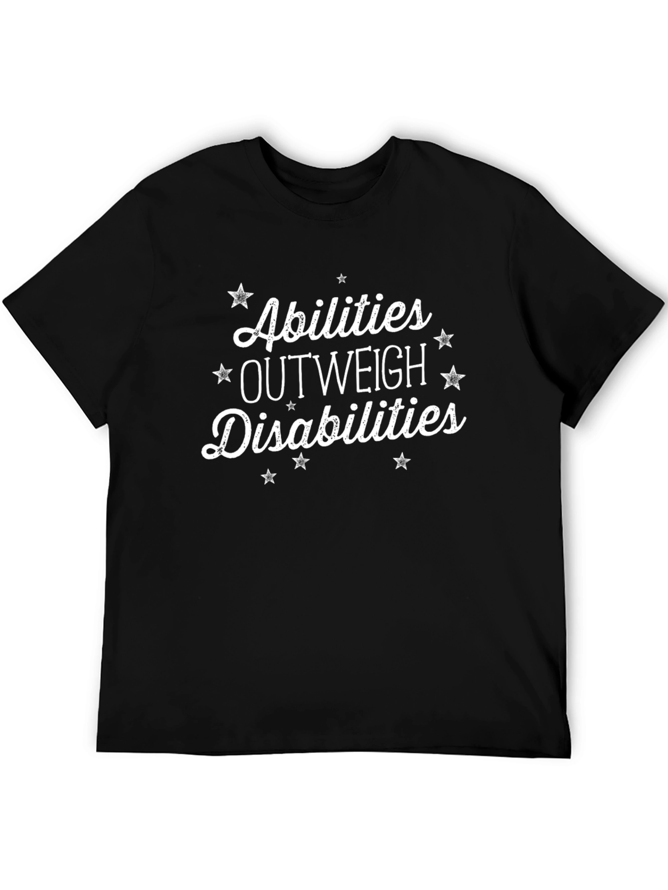 Abilities Outweigh Disabilities T-Shirt - Inspirational