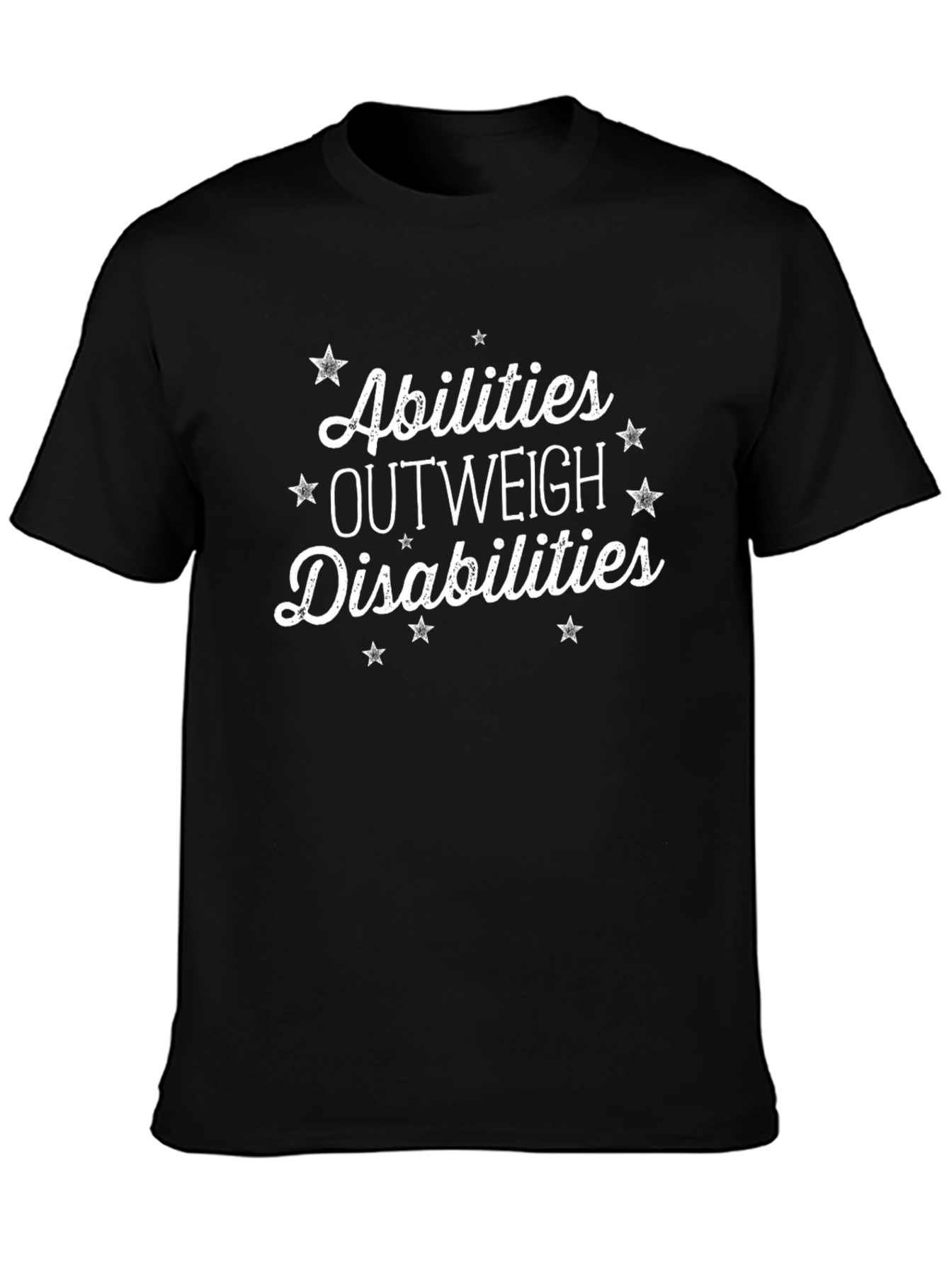 Abilities Outweigh Disabilities T-Shirt - Inspirational