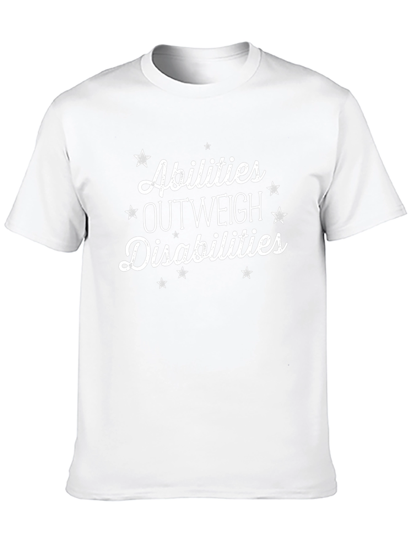 Abilities Outweigh Disabilities T-Shirt - Inspirational