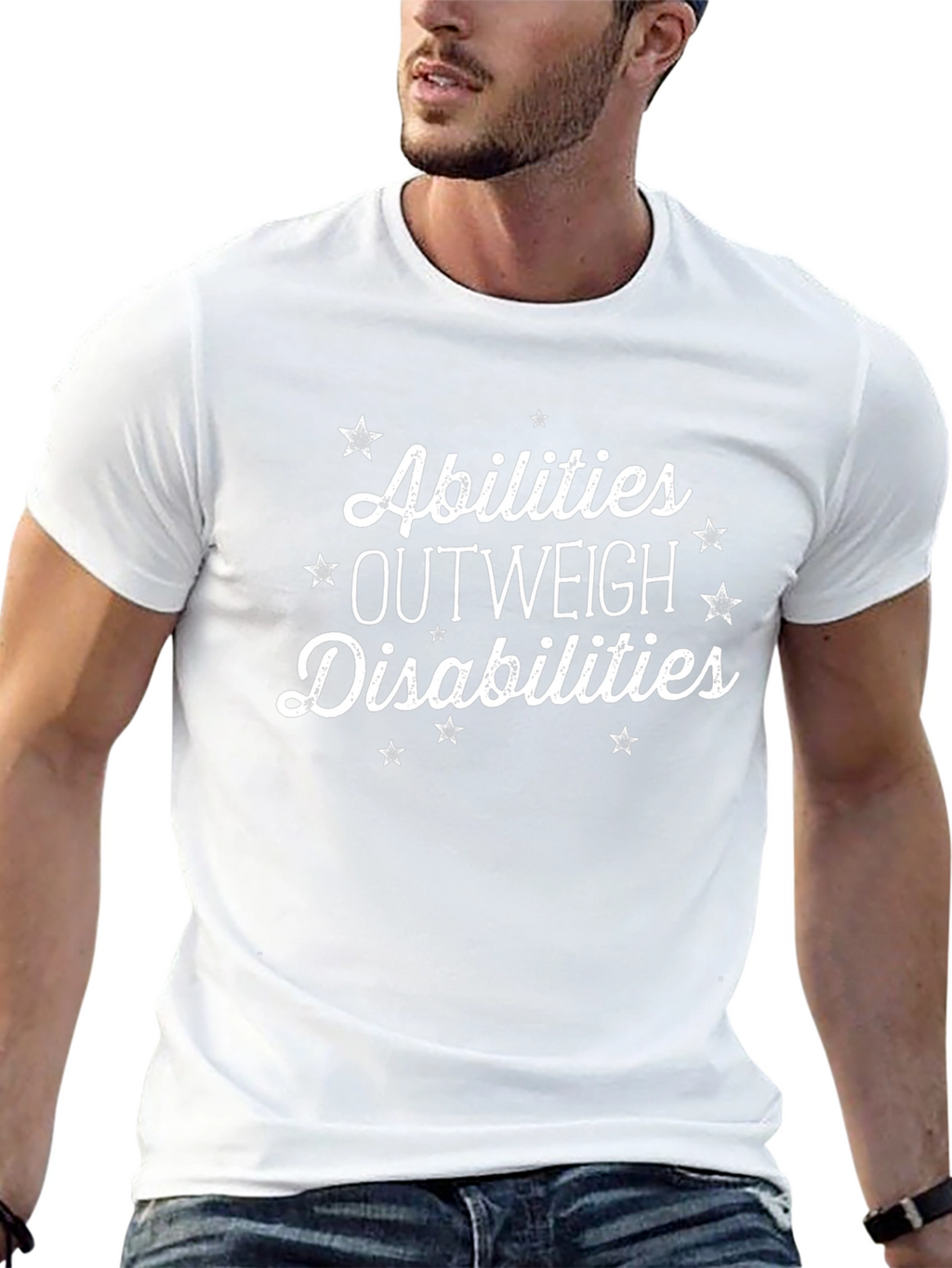 Abilities Outweigh Disabilities T-Shirt - Inspirational