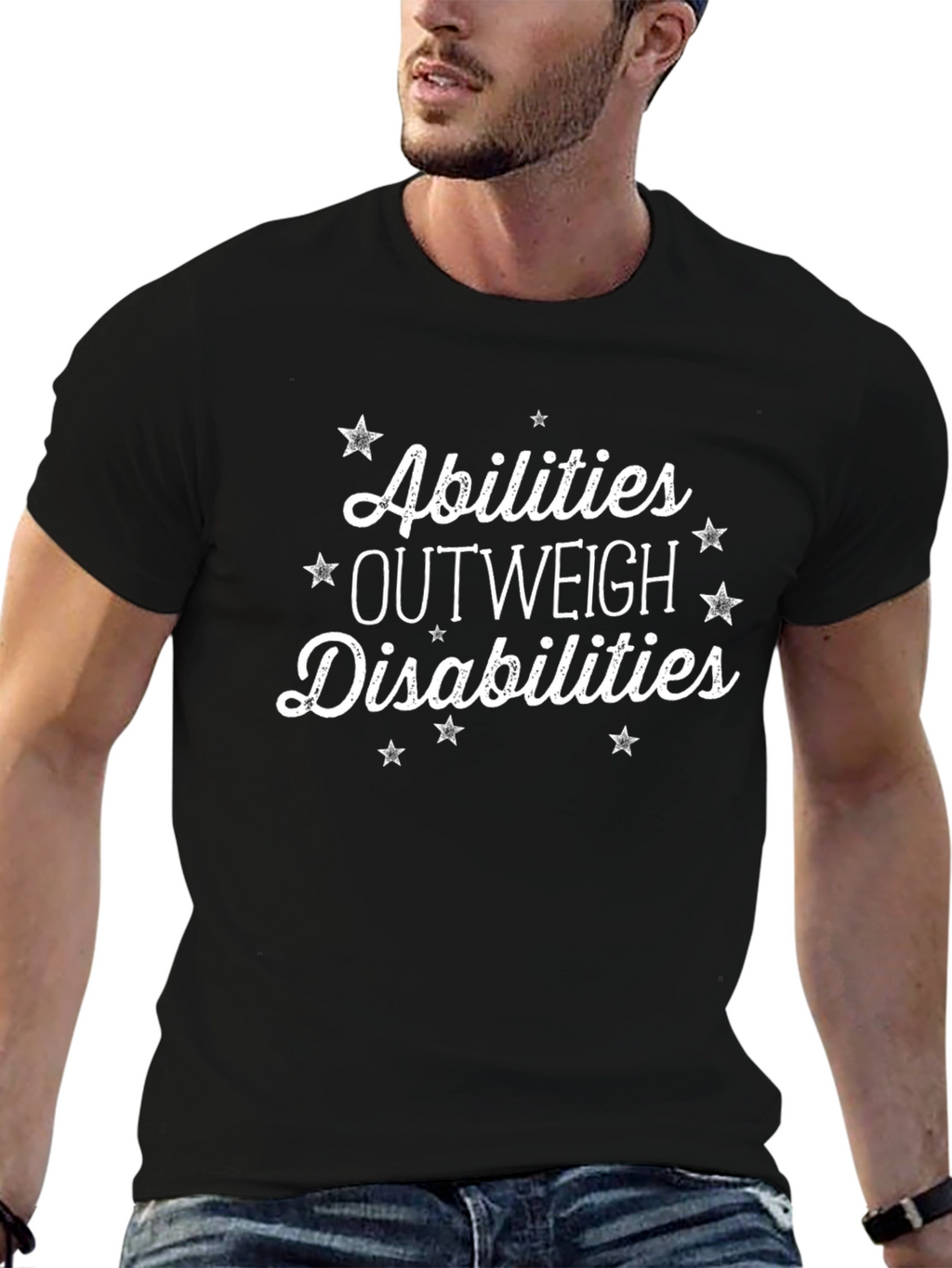 Abilities Outweigh Disabilities T-Shirt - Inspirational