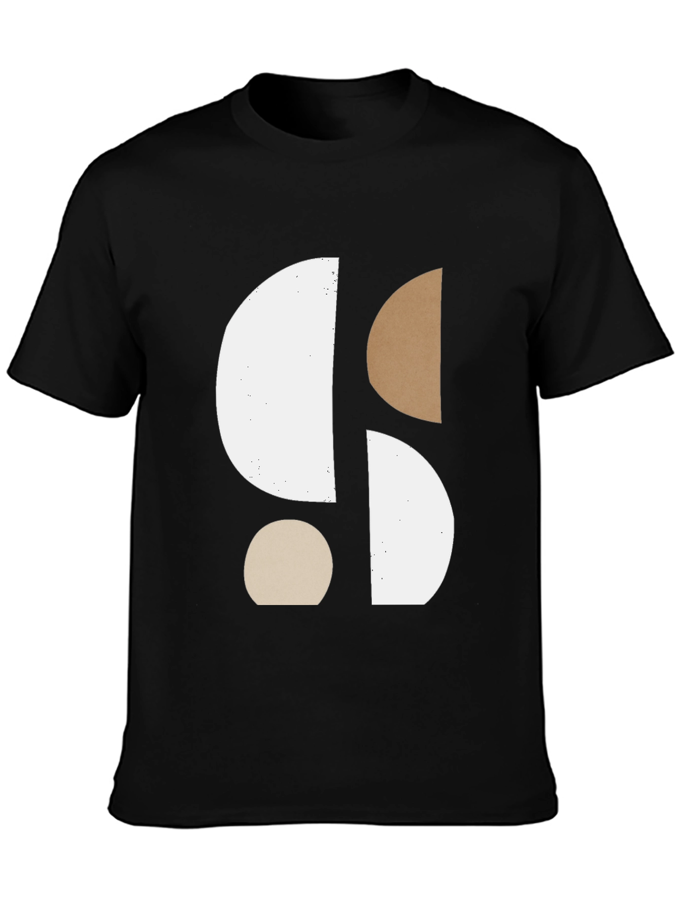Abstract Geometric Graphic Print Mens T-Shirt