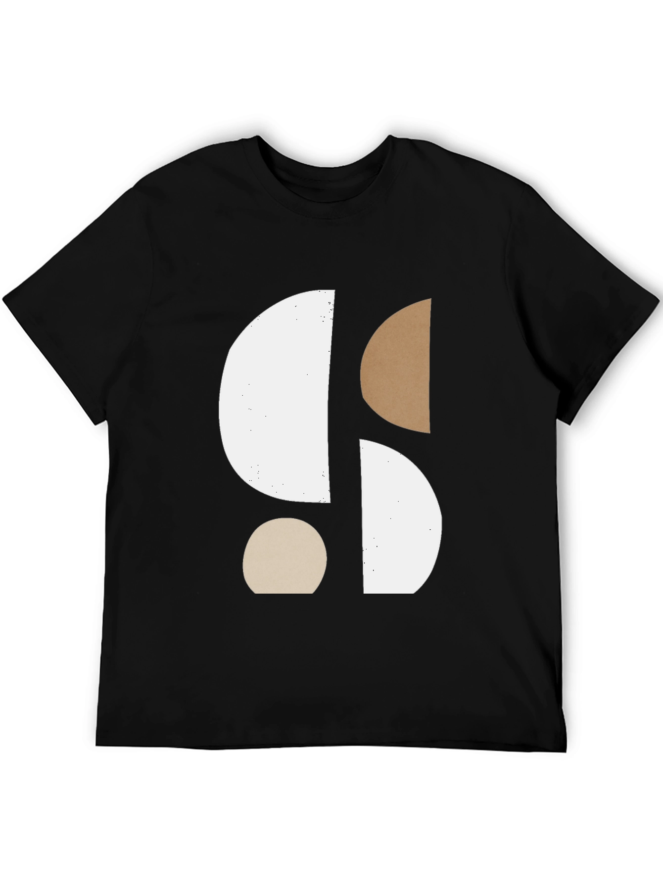 Abstract Geometric Graphic Print Mens T-Shirt