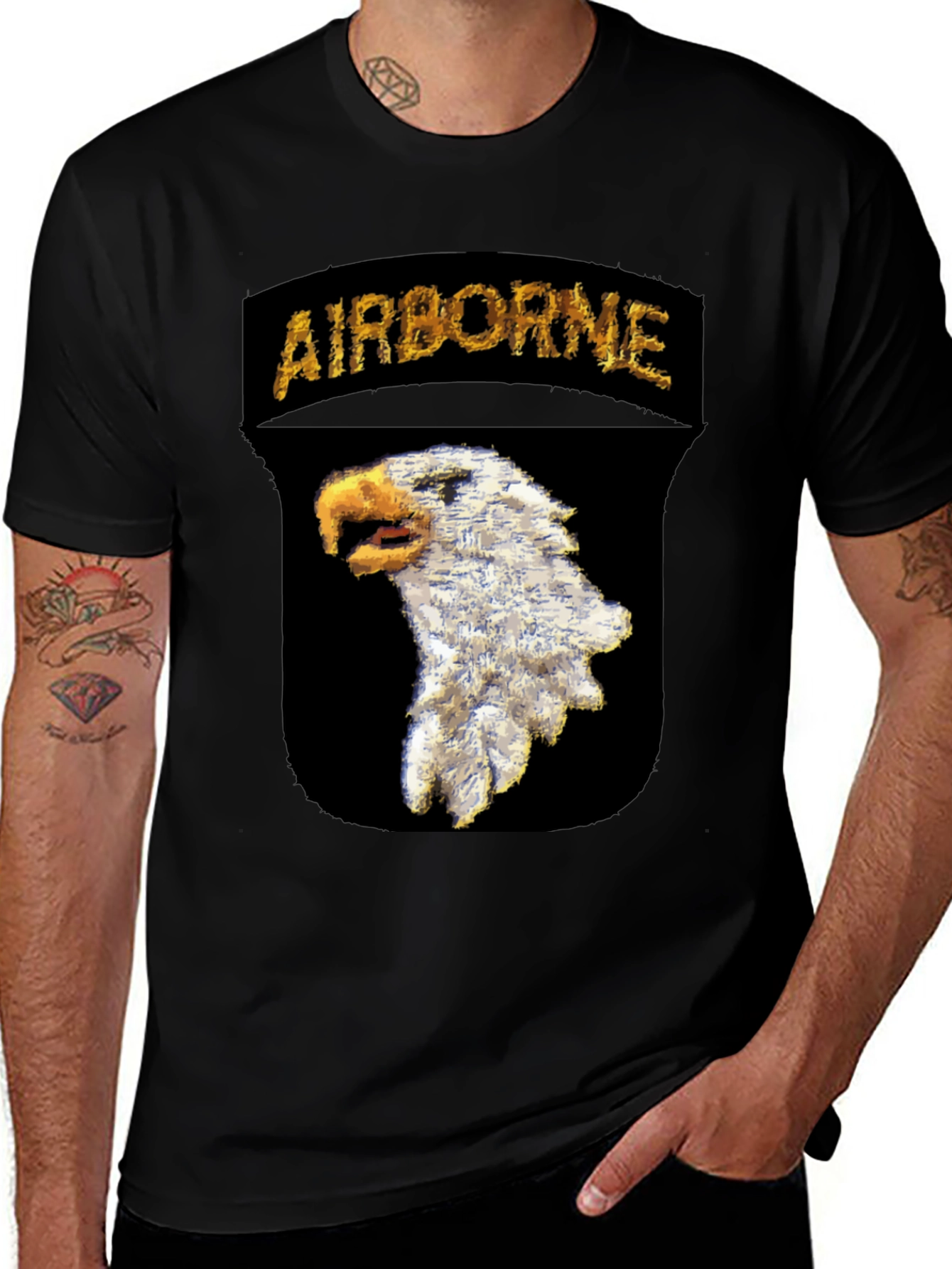 101st Airborne Eagle Graphic T-Shirt