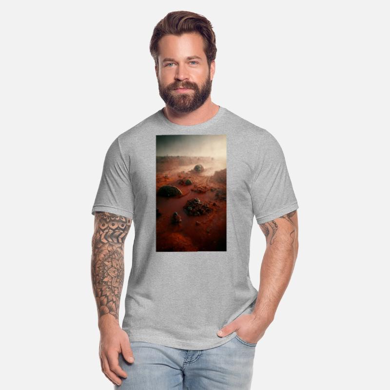 A fantastic Martian landscape