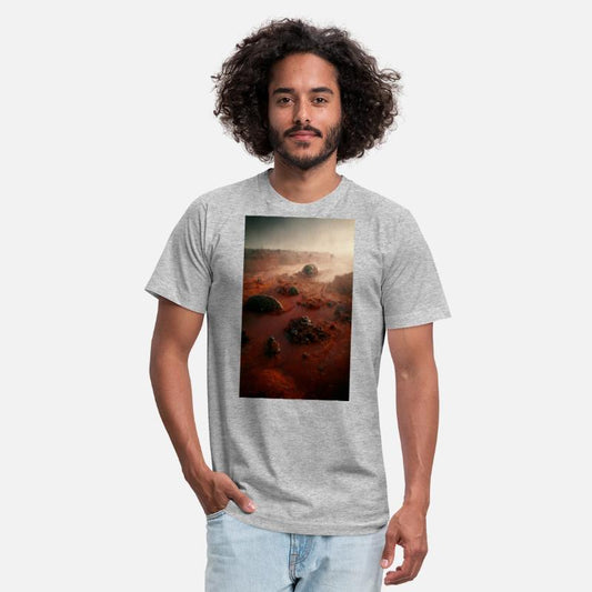 A fantastic Martian landscape